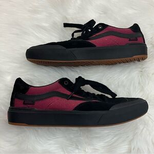 Vans Punk Berle Pro Skate Shoes - Black / Beet Red 8.5